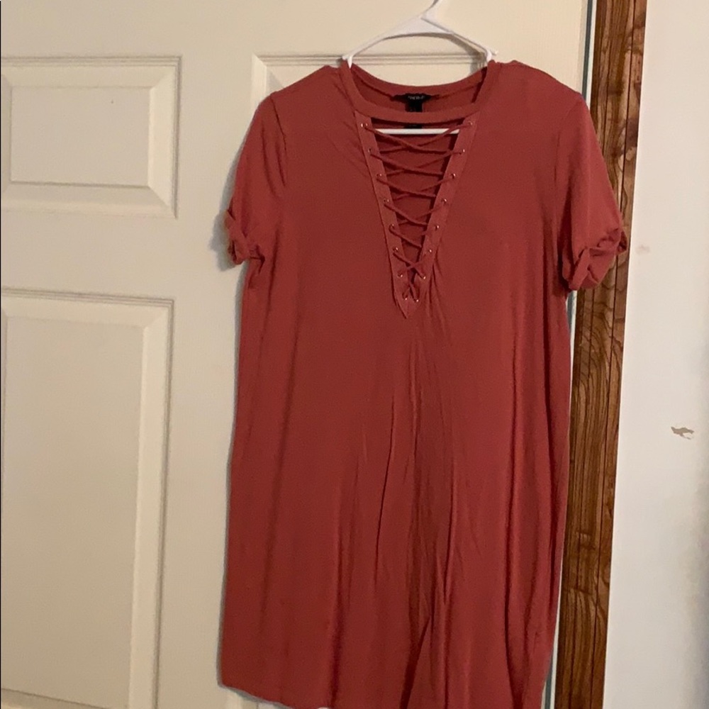 Lace Up Dress